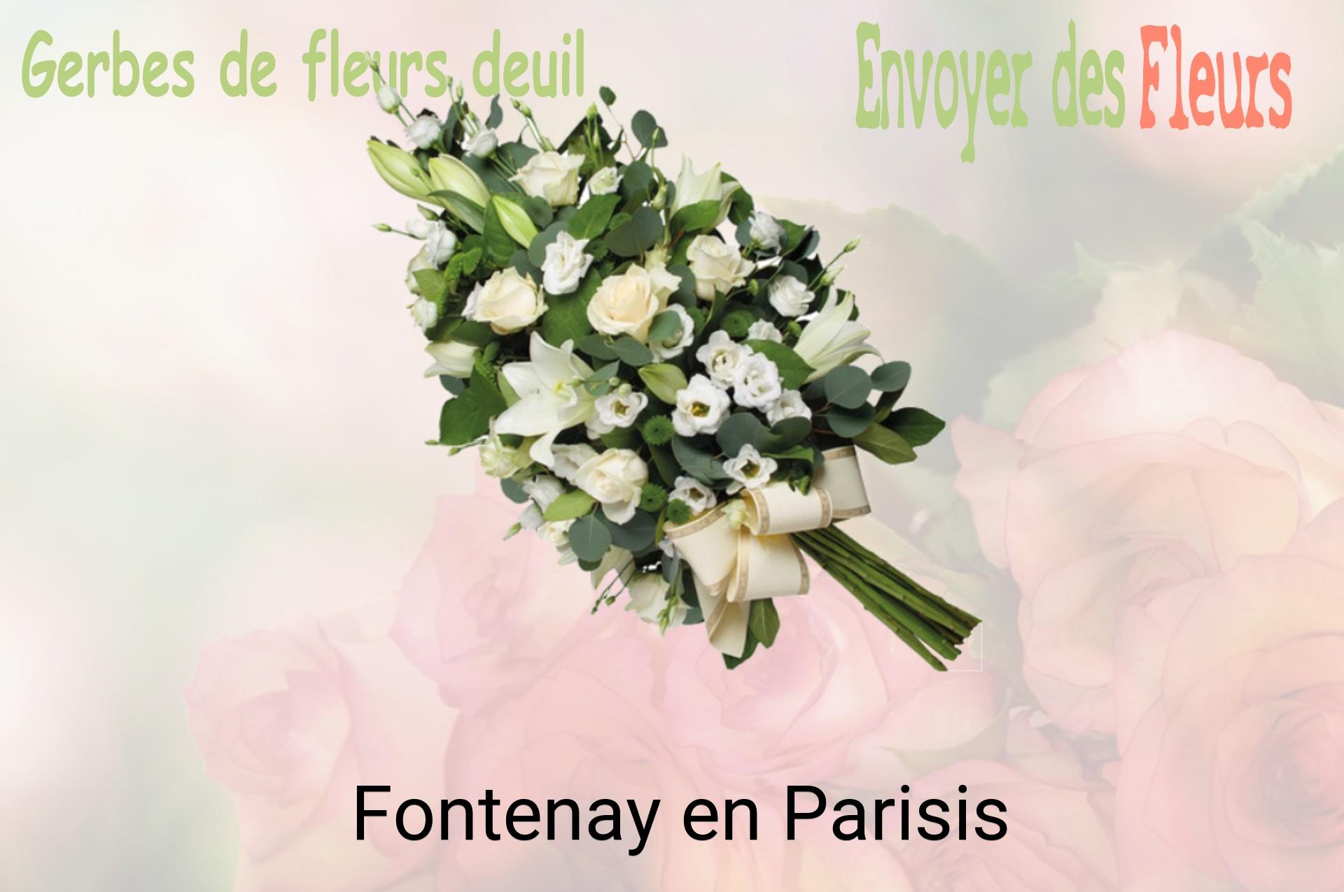 Gerbe de fleurs de deuil livrée à Fontenay-en-Parisis